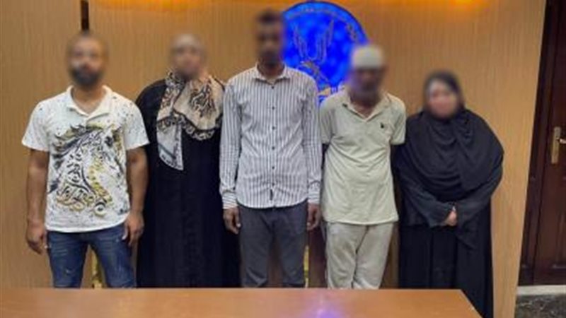المتهمين والمضبوطات