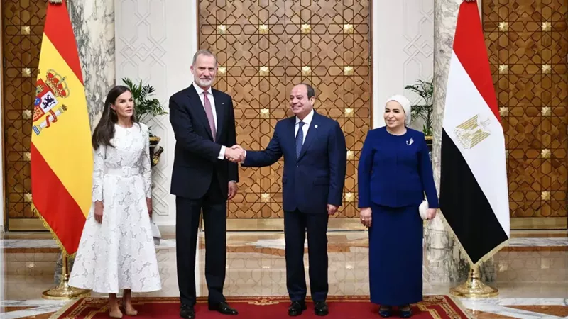 جانب من استقبال الرئيس
