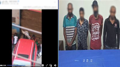 ضبط 4 عاطلين ظهروا في فيديو يتعاطون المخدرات بالجيزة
