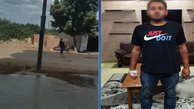  ضبط شخص بالغربية لإلقائه زجاجات بنزين مشتعل بسبب خلاف مالي