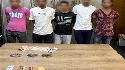 ضبط 5 متهمين ظهروا في فيديو يوثق تجارة المخدرات بالمقطم