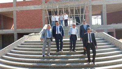 النقيب يتفقد إنشاء نادي المهندسين بالغربية.. ويؤكد متابعة تقدم المشروع