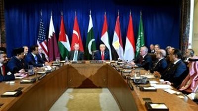 تفاصيل قمة ترامب مع قادة عرب وإسلاميين حول غزة ورفض التهجير