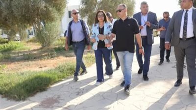 وزيرة التنميه المحلية توجه بتطوير حديقة السلام بشرم الشيخ 