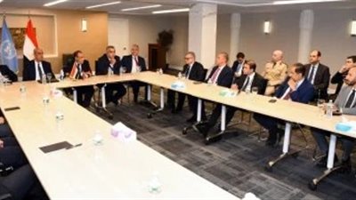 وزير الخارجية يلتقي الكوادر المصرية في الأمم المتحدة ويشيد بدورهم المتميز