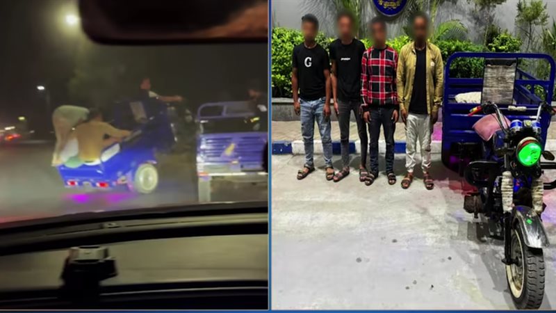 المتهمين والمضبوطات