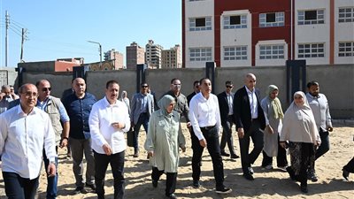مدبولي يتابع إنشاء مدرسة مصرية يابانية جديدة بالمنوفية (صور)