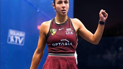 هانيا الحمامي تهزم أمينة عرفي وتصعد لنهائي بطولة قطر الدولية للإسكواش