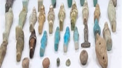 بتهمة التنقيب عن الأثار.. ضبط مزارع ببني سويف بحوزته 533 قطعة أثرية