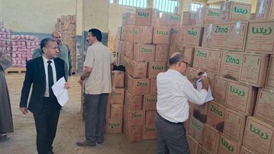تحرير 233 مخالفة تموينية وضبط سماد وسكر بالمنيا