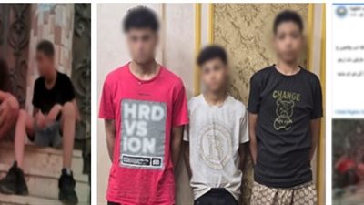 ضبط 3 صبية بعد تداولوا صورهم أثناء تعاطيهم المخدرات ومضايقة الفتيات بالدقهلية