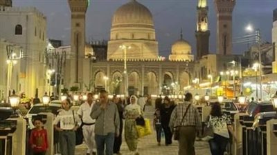 طنطا تتزين لاستقبال زوار مولد السيد البدوي