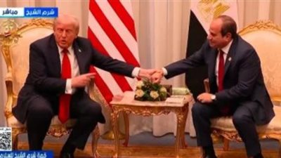 الرئيس السيسى لترامب: نريد استكمال وقف إطلاق النار على غزة 
