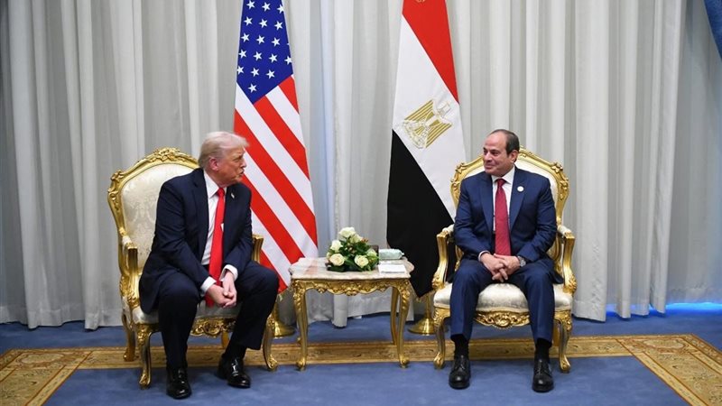 ترامب مع السيسي