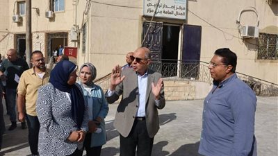 محافظ المنيا يتابع الأعمال الإنشائية للمركز التكنولوجي ببني مزار