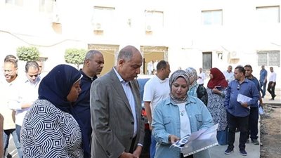 محافظ المنيا يتابع أعمال تطوير ورفع كفاءة الوحدة المحلية ببني مزار والمدخل الشمالي  