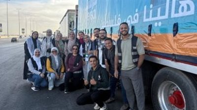 الآن.. مرسال ترسل 25 شاحنة مساعدات إلى غزة ضمن القافلة رقم 12