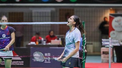 نور يسري تتأهل إلى نصف نهائي بطولة مصر الدولية للريشة الطائرك