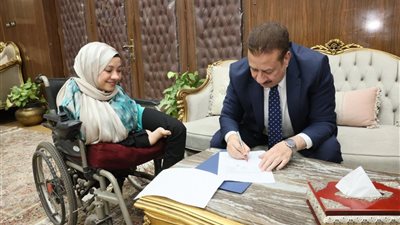 محافظ المنوفية: مكتبي مفتوح للجميع.. ويؤكد دعمه الكامل لذوي الهمم والحالات الإنسانية