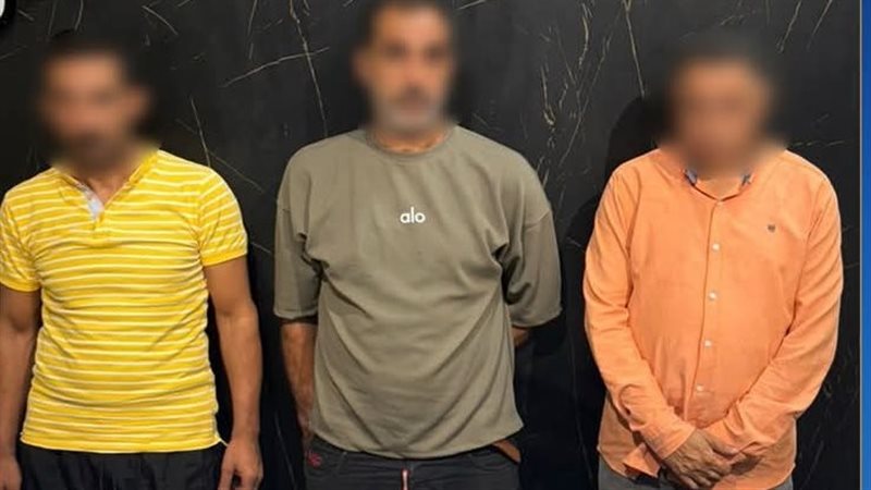 المتهمين والمضبوطات