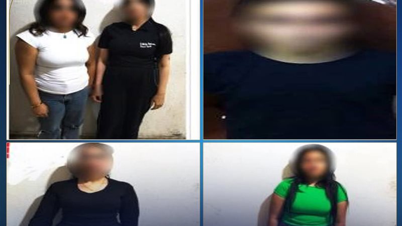 المتهمين والمضبوطات