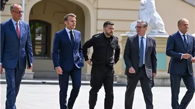 بيان مشترك لقادة أوروبا يدعو إلى وقف الحرب في أوكرانيا ويرفض التنازل عن دونباس