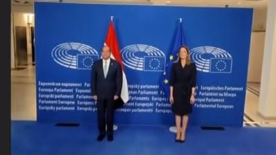 لتعزيز العلاقات المصرية الأوروبية.. السيسي يصل إلى البرلمان الأوروبي ويلتقي روبيرتا ميتسولا 