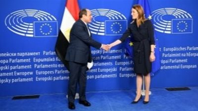 الرئيس السيسي يبحث رئيس البرلمان الأوروبي مستجدات الأوضاع في قطاع غزة