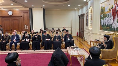 البابا تواضروس يلتقي وفود الكنائس الأرثوذكسية بالمؤتمر الايمان والنظام بوادي النطرون 