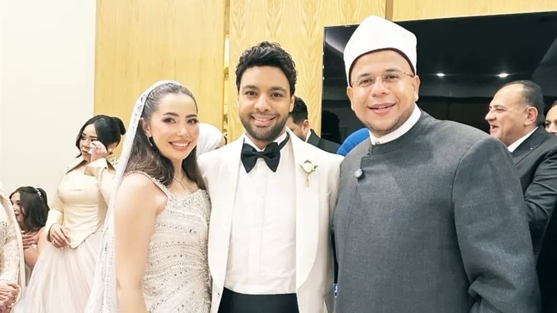 عقد قران الفنان أحمد