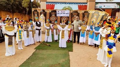 مستوحاة من الحضارة الفرعونية.. طلاب الغربية يحتفون بافتتاح المتحف المصري الكبير