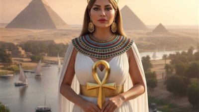 منة فضالي تتألق في العصر الفرعوني بصور مولدة بالذكاء الاصطناعي