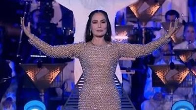 شريهان تبهر العالم في افتتاح المتحف المصري الكبير