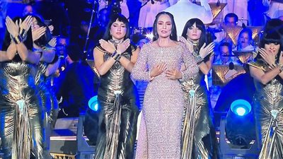 شريهان تبهر الحضور بفقرة استعراضية في افتتاح المتحف المصري الكبير