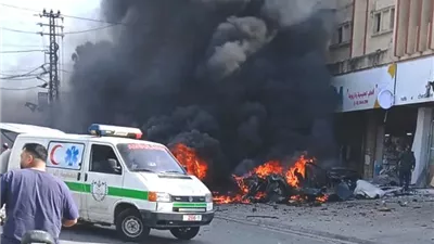 قتيل و 7 جرحى في غارة إسرائيلية بطائرة مسيّرة على جنوب لبنان