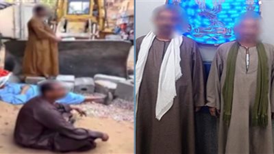 بعد تداول الفيديو.. كشف ملابسات تعدي شخصين على عمال رصف الطرق بسوهاج