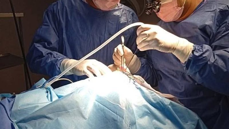 الفريق الطبي أثناء