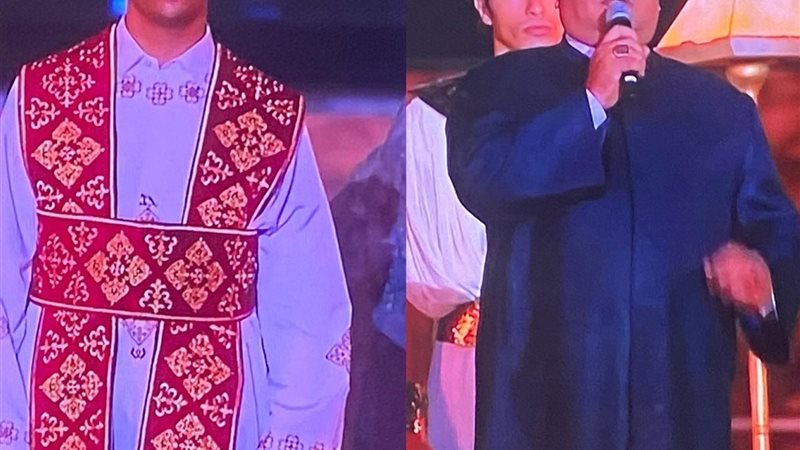 شماس الكنيسة مع فضيلة