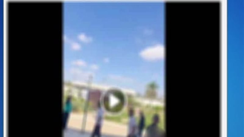 مشاجرة بين موظف وطالب