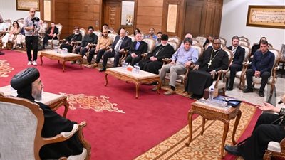 البابا تواضروس الثاني يستقبل أعضاء مبادرة لوزان