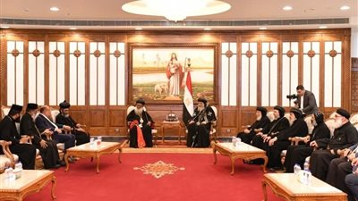 قداسة البابا يستقبل كاثوليكوس كنيسة مالانكارا الهندية الأرثوذكسية 