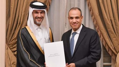 السفير القطري الجديد يقدّم أوراق اعتماده إلى وزير الخارجية المصري
