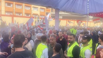 إقبال كثيف للمواطنين على لجنة الصفا والمروة بالهرم في اليوم الثاني لانتخابات النواب