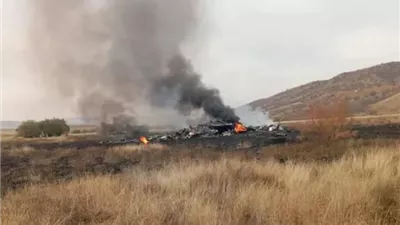 تحطم طائرة شحن عسكرية تركية في جورجيا.. ومصرع 20 شخصا من مستقليها