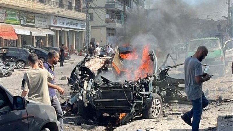 استهداف سيارة جنوب