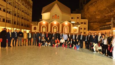  قيادات الطائفة الإنجيلية يتفقدوا أعمال تطوير مسار العائلة المقدسة بأسيوط