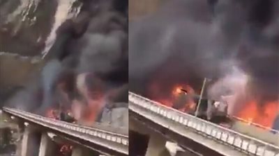 مصرع عشرات الهنود في حادث تصادم حافلة بصهريج ديزل بالمدينة المنورة