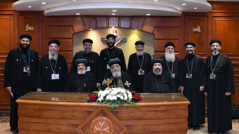 قداسة البابا أثناء