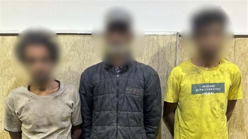 المتهمين والمضبوطات