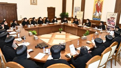 البابا تواضروس الثاني يلتقي مقرري اللجان بالمجمع المقدس 